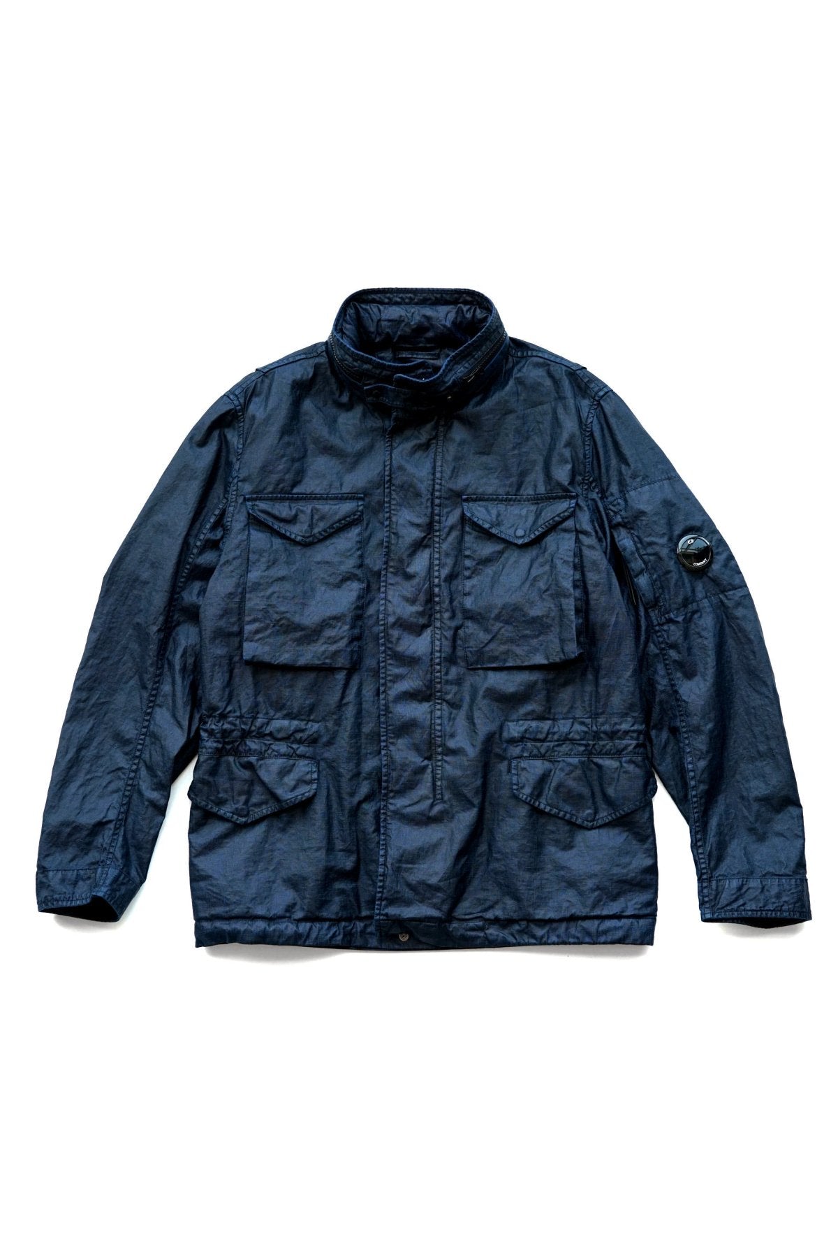 C.P. COMPANY - LINO WAX UTILITY JACKET - TOTAL ECLIPSE