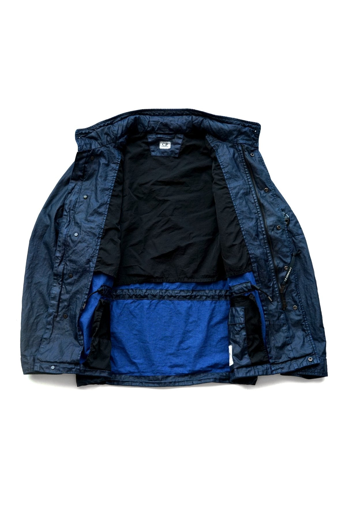 C.P. COMPANY - LINO WAX UTILITY JACKET - TOTAL ECLIPSE