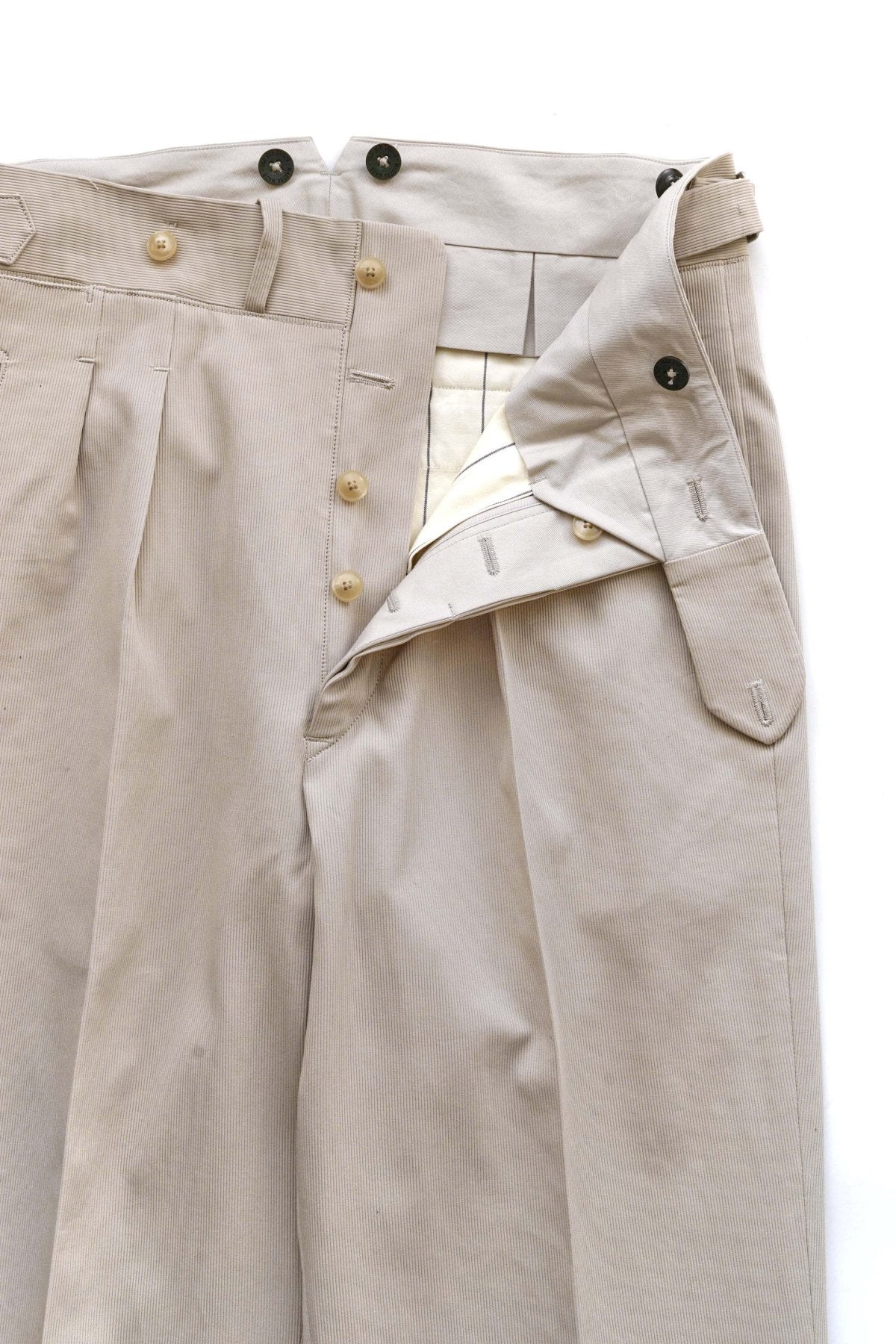 OLD JOE ★★★ - EXCLUSIVE DOUBLE-PLEATED SMARTY TROUSER - MINK