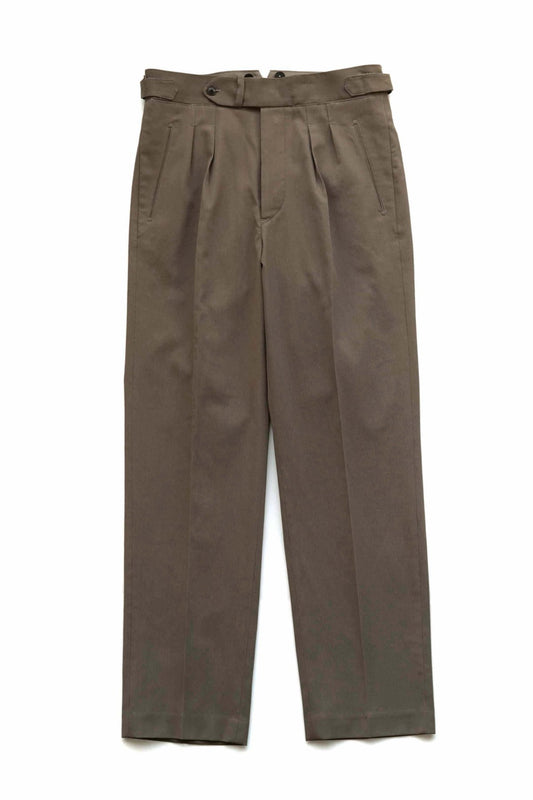 OLD JOE ★★★ - EXCLUSIVE DOUBLE-PLEATED SMARTY TROUSER - SLATE