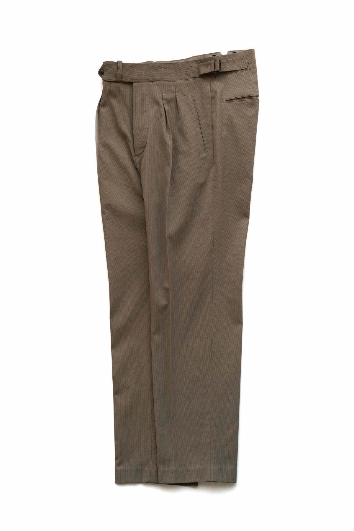 OLD JOE ★★★ - EXCLUSIVE DOUBLE-PLEATED SMARTY TROUSER - SLATE