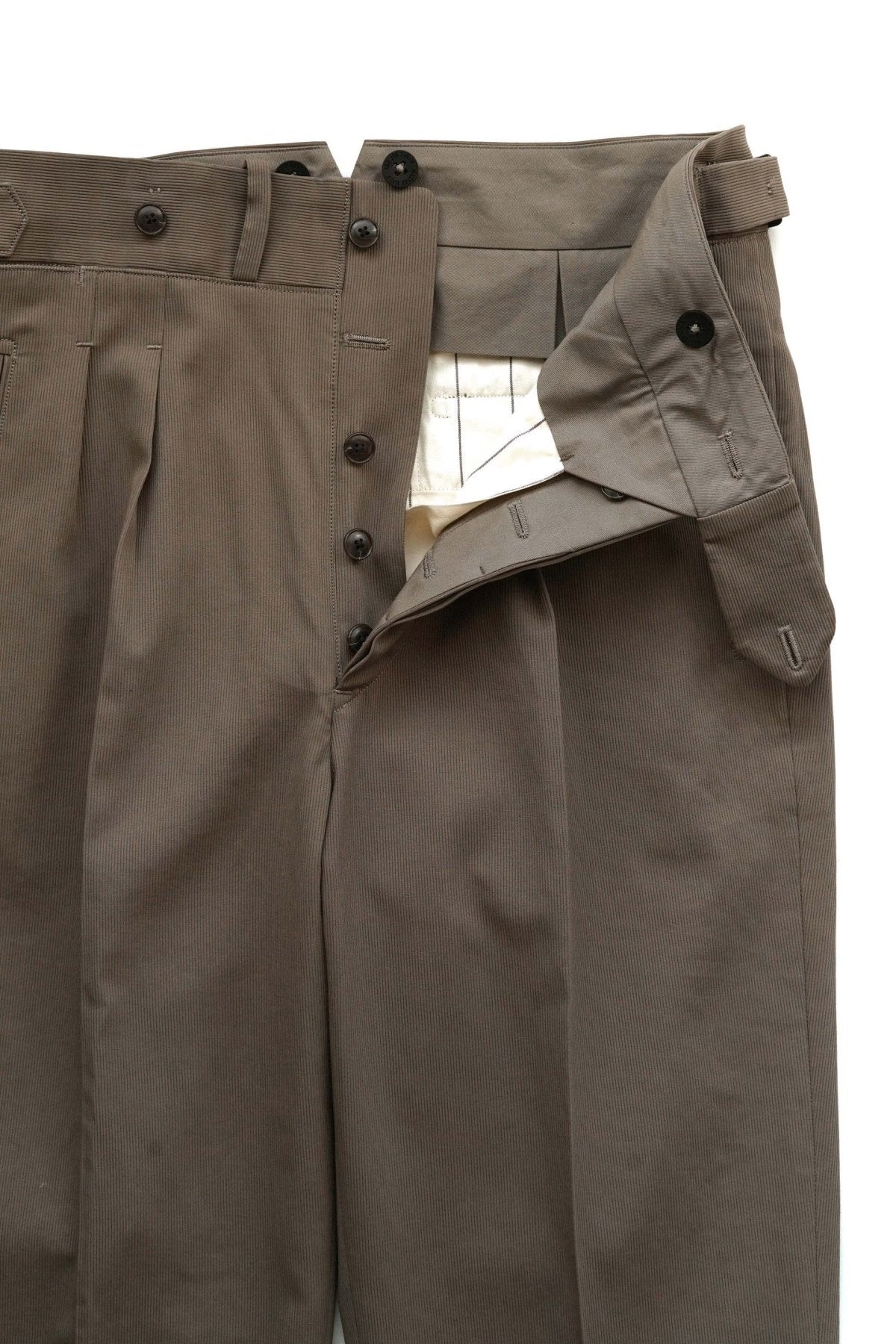 OLD JOE ★★★ - EXCLUSIVE DOUBLE-PLEATED SMARTY TROUSER - SLATE