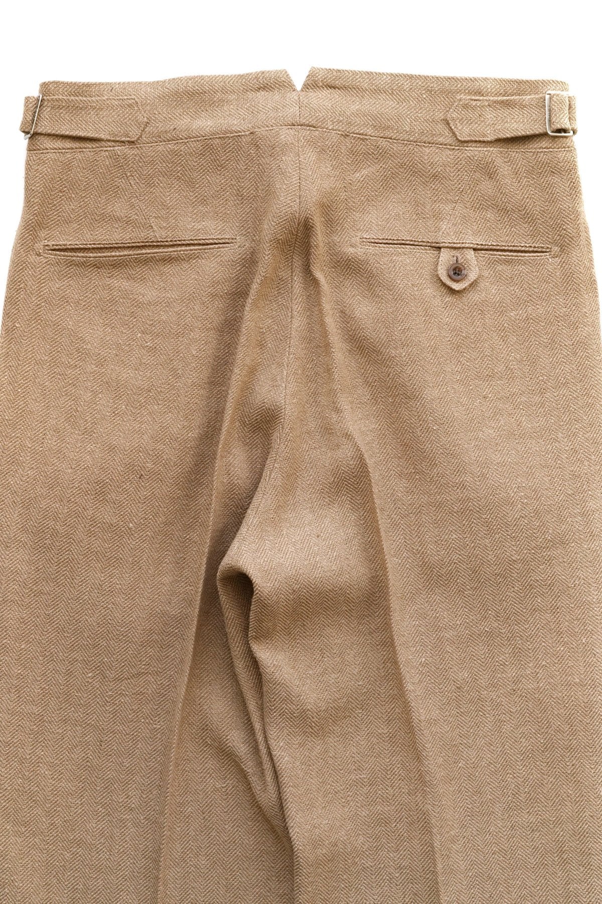 OLD JOE - DOUBLE-PLEATED SMARTY TROUSER - DUNE