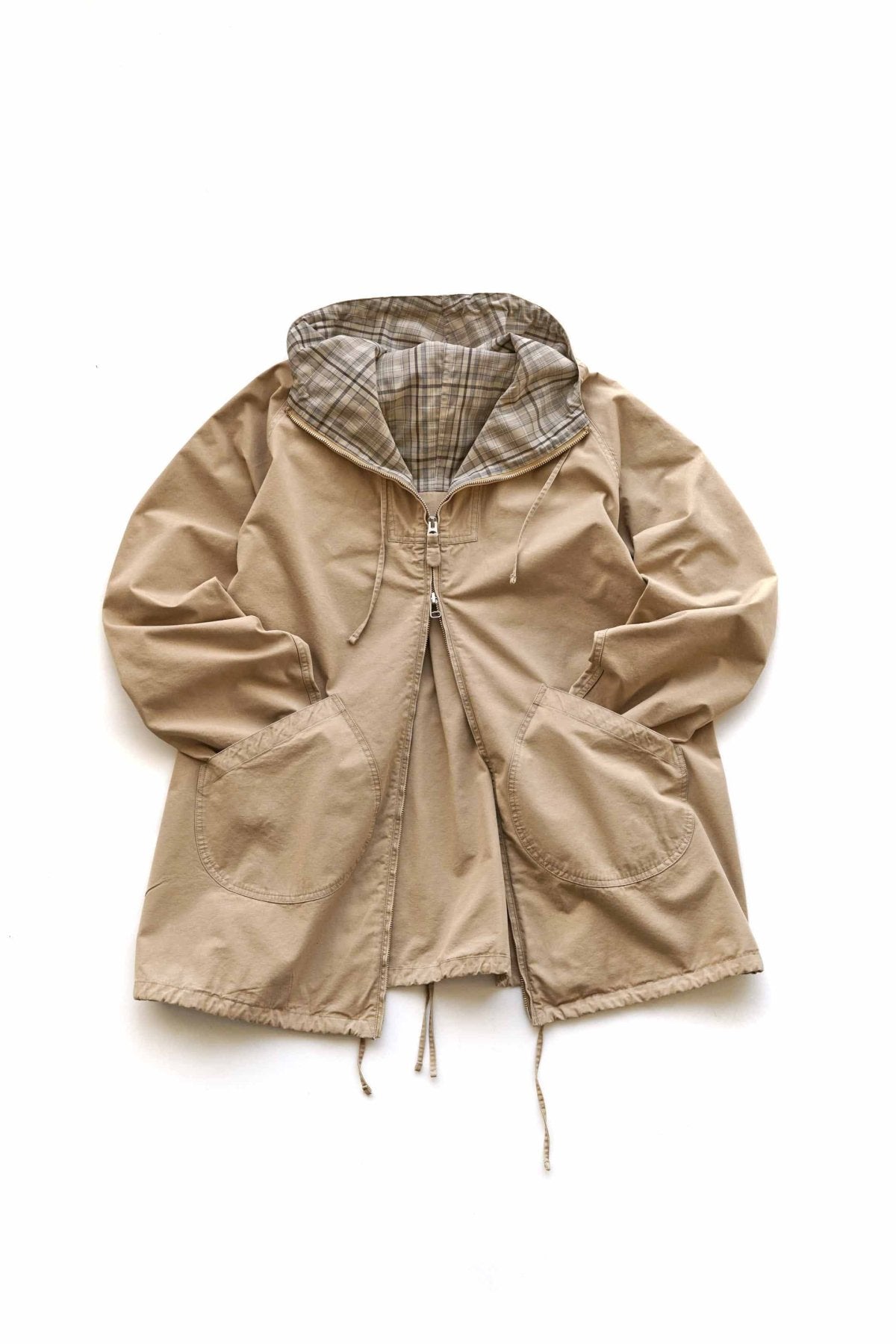 OLD JOE - PATINA NEP CLOTH ANORAK - DUNE