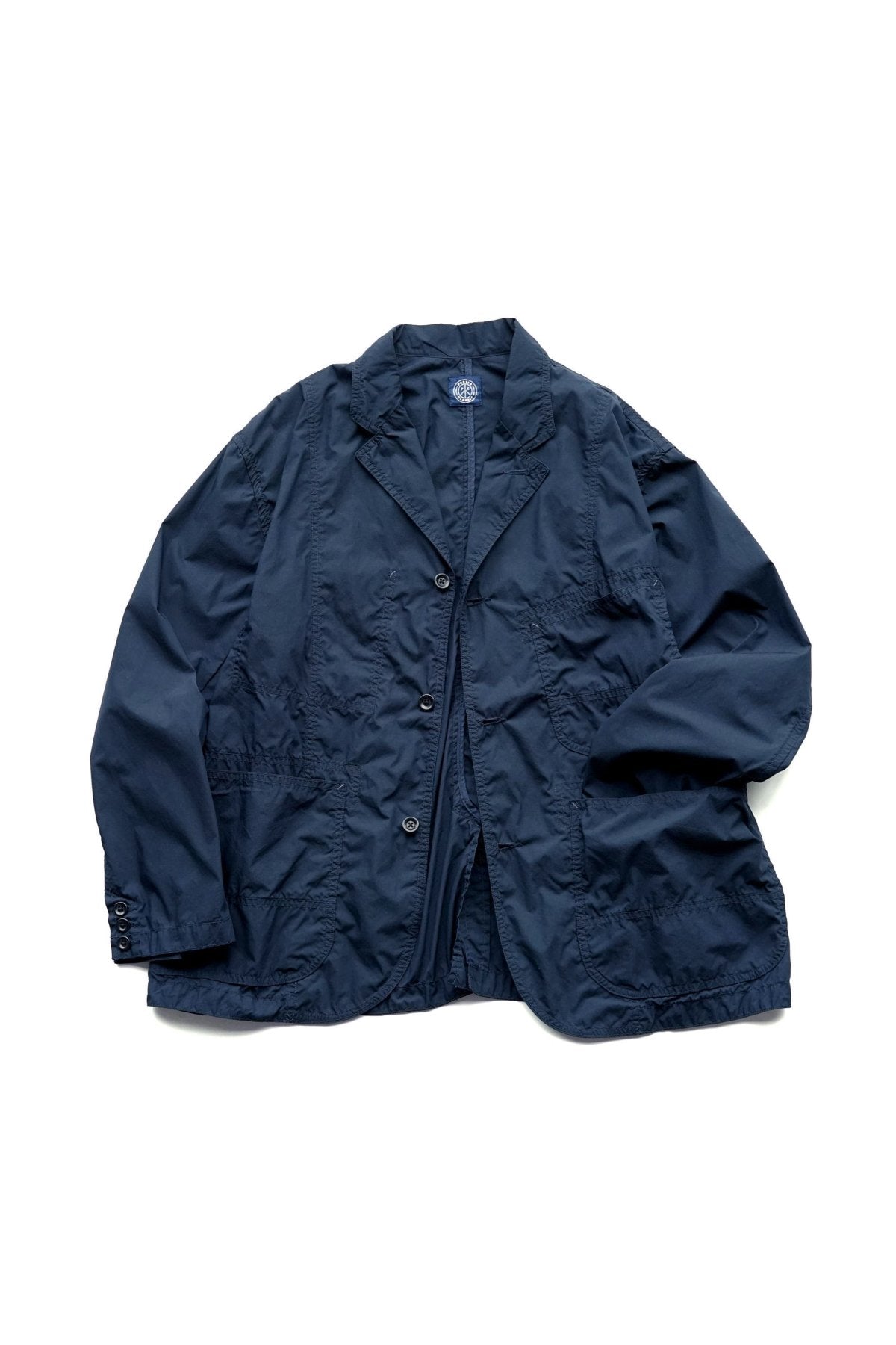 Porter Classic - POPLIN TAILORED JACKET - NAVY