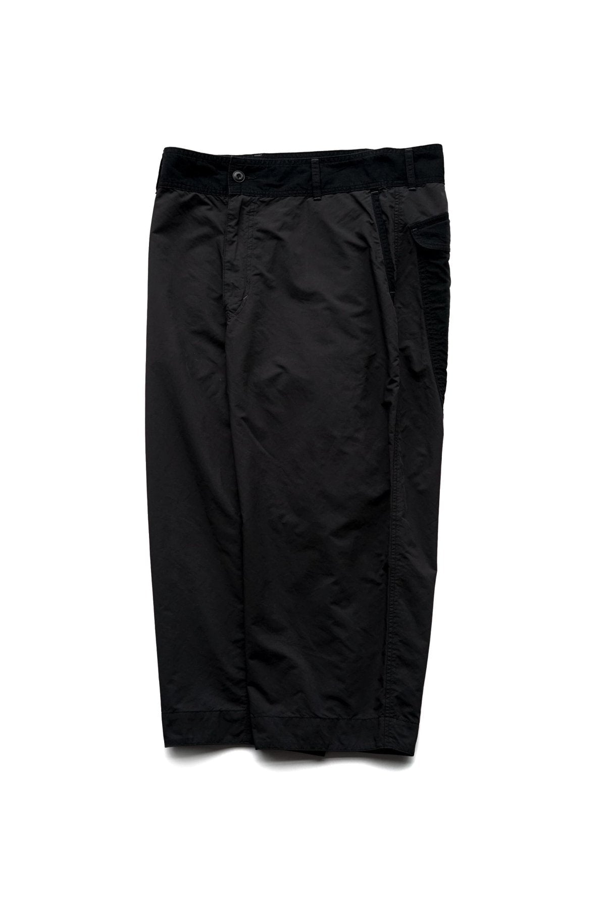 Porter Classic - WEATHER WIDE PANTS - BLACK