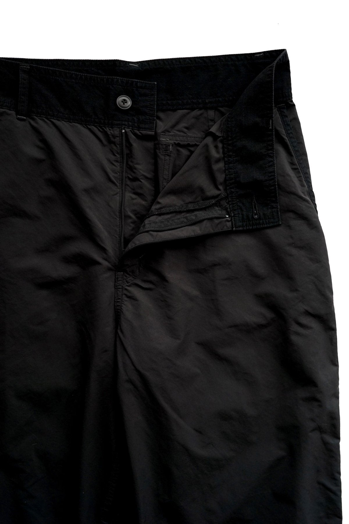 Porter Classic - WEATHER WIDE PANTS - BLACK