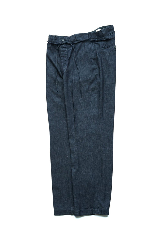 OLD JOE - STRING WAIST WORK TROUSER - INDIGO