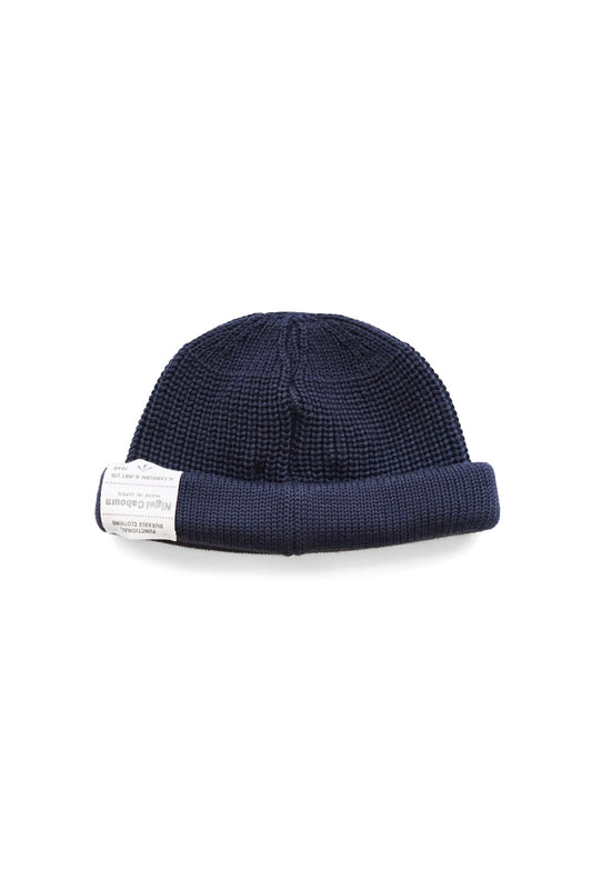 ◯ Nigel Cabourn - BEANIE COTTON - NAVY