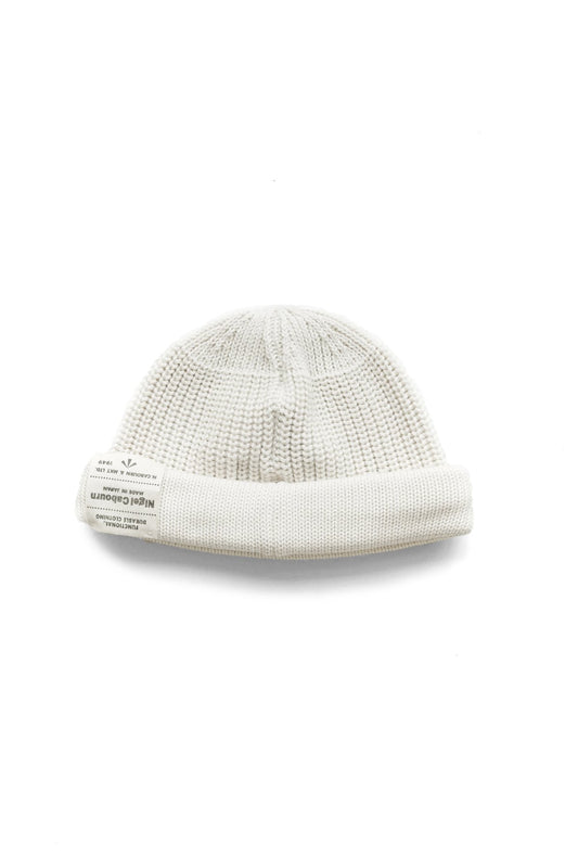 ◯ Nigel Cabourn - BEANIE COTTON - IVORY