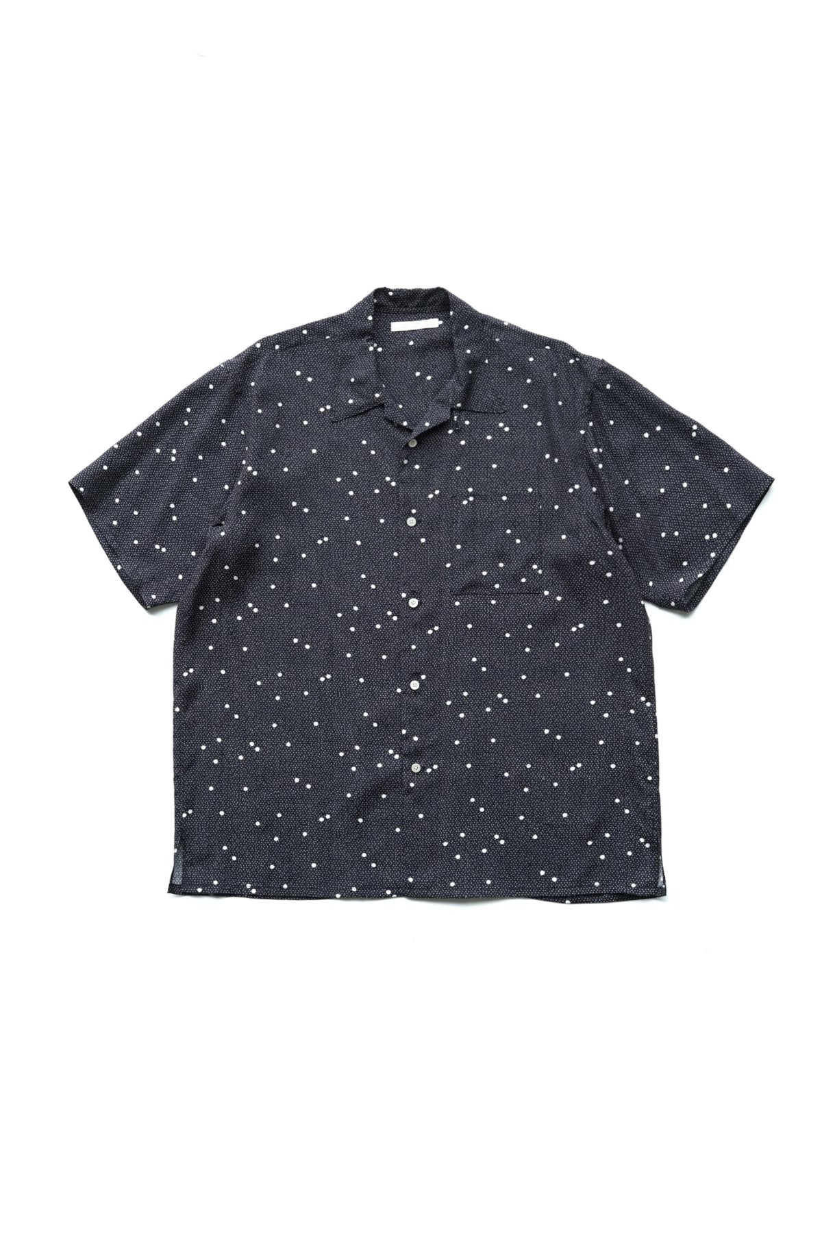 OLD JOE - ORIGINAL PRINTED OPEN COLLAR SHIRTS (CALICO) Short-sleeve - NOCTURNE