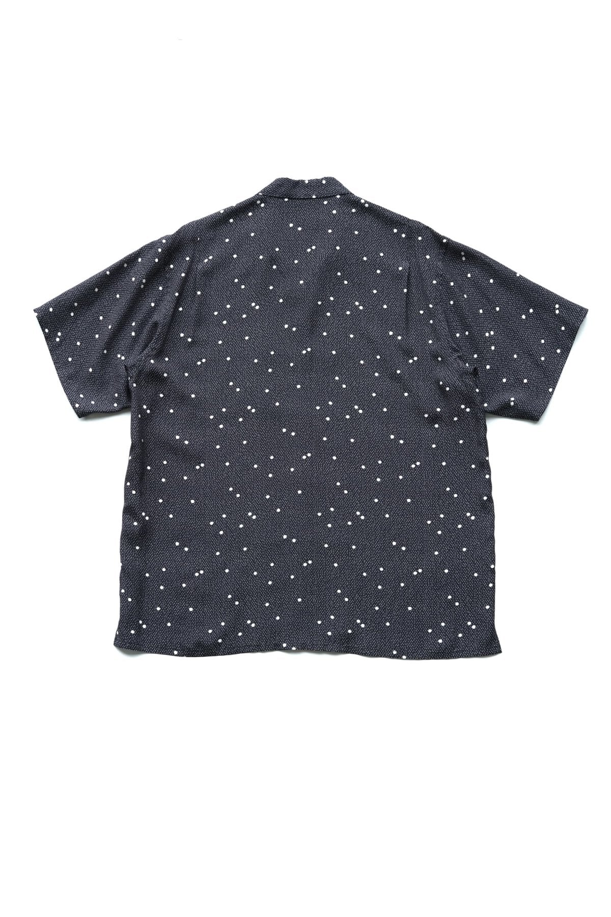 OLD JOE - ORIGINAL PRINTED OPEN COLLAR SHIRTS (CALICO) Short-sleeve - NOCTURNE