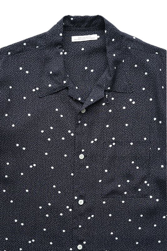 OLD JOE - ORIGINAL PRINTED OPEN COLLAR SHIRTS (CALICO) Short-sleeve - NOCTURNE