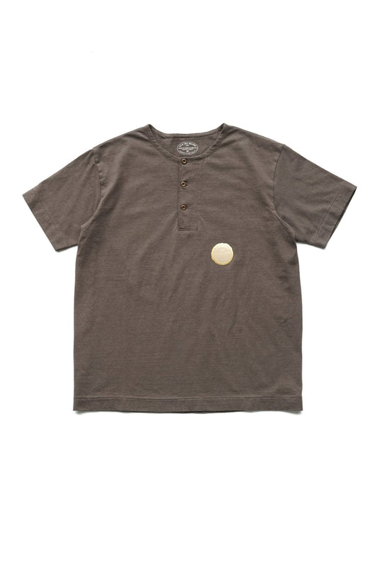 OLD JOE - TUBE TEE (HENRY-NECK) - ESPRESSO