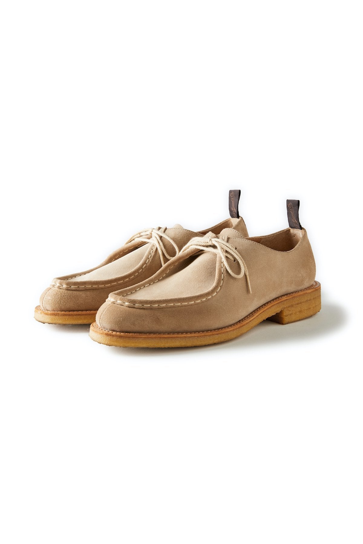 OLD JOE - “The Shepherd“ DISTRESSED SUEDE TYROLEAN SHOES -  SAND