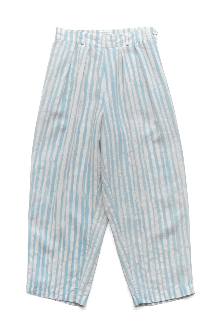 humoresque - wide pants - stripe - light blue