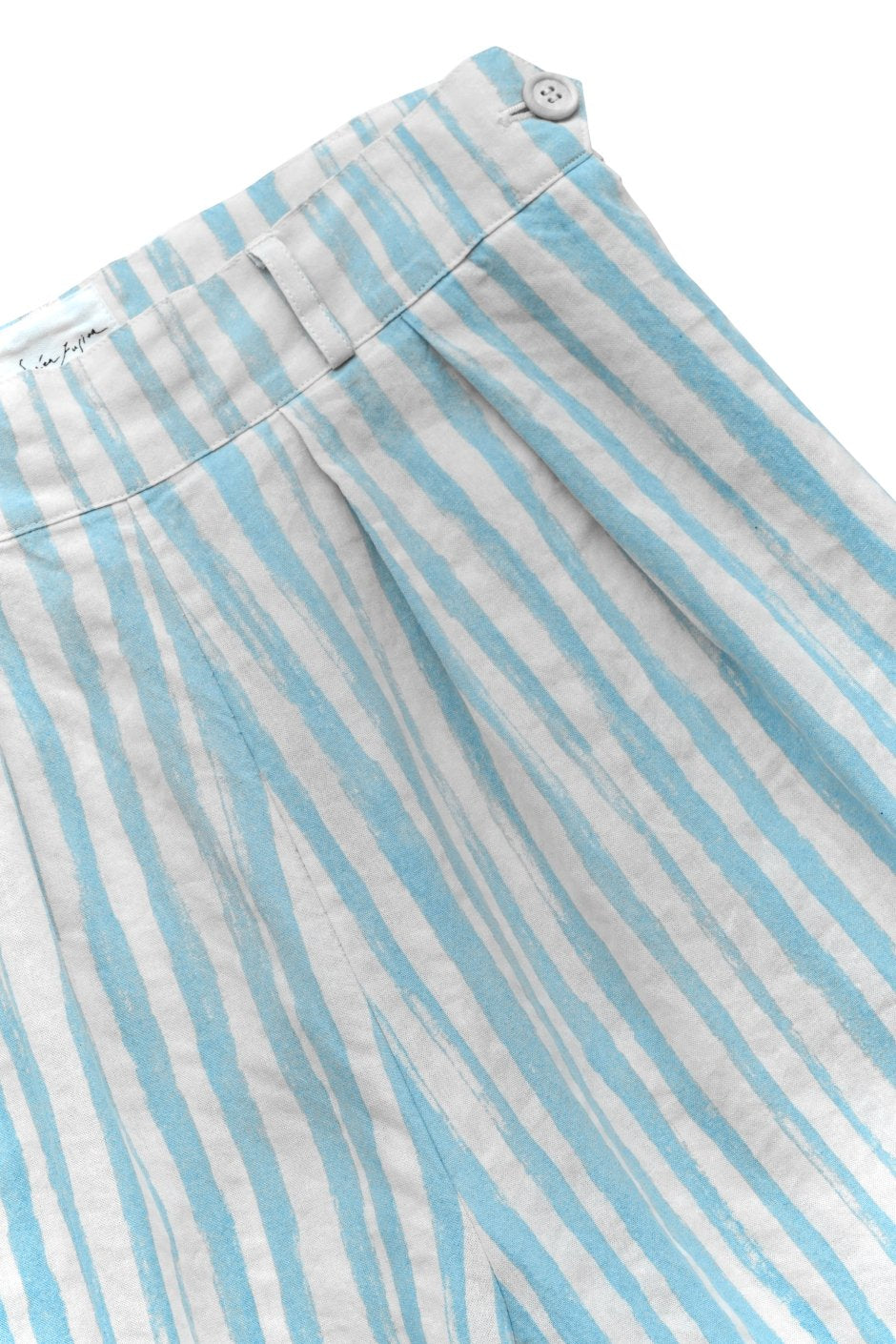 humoresque - wide pants - stripe - light blue