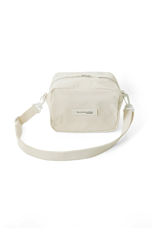 TOKYO DESIGN STUDIO New Balance - Organic Cotton Canvas Pouch Medium - OFF WHITE