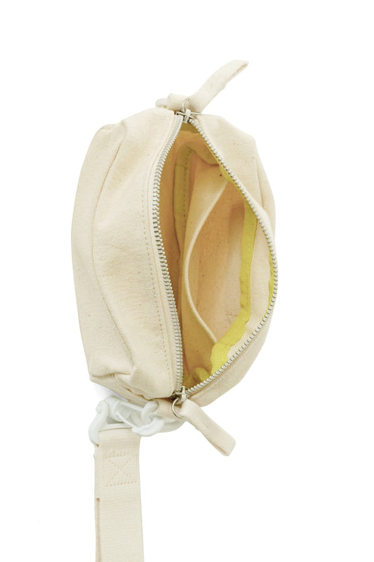 TOKYO DESIGN STUDIO New Balance - Organic Cotton Canvas Pouch Small - OFF WHITE