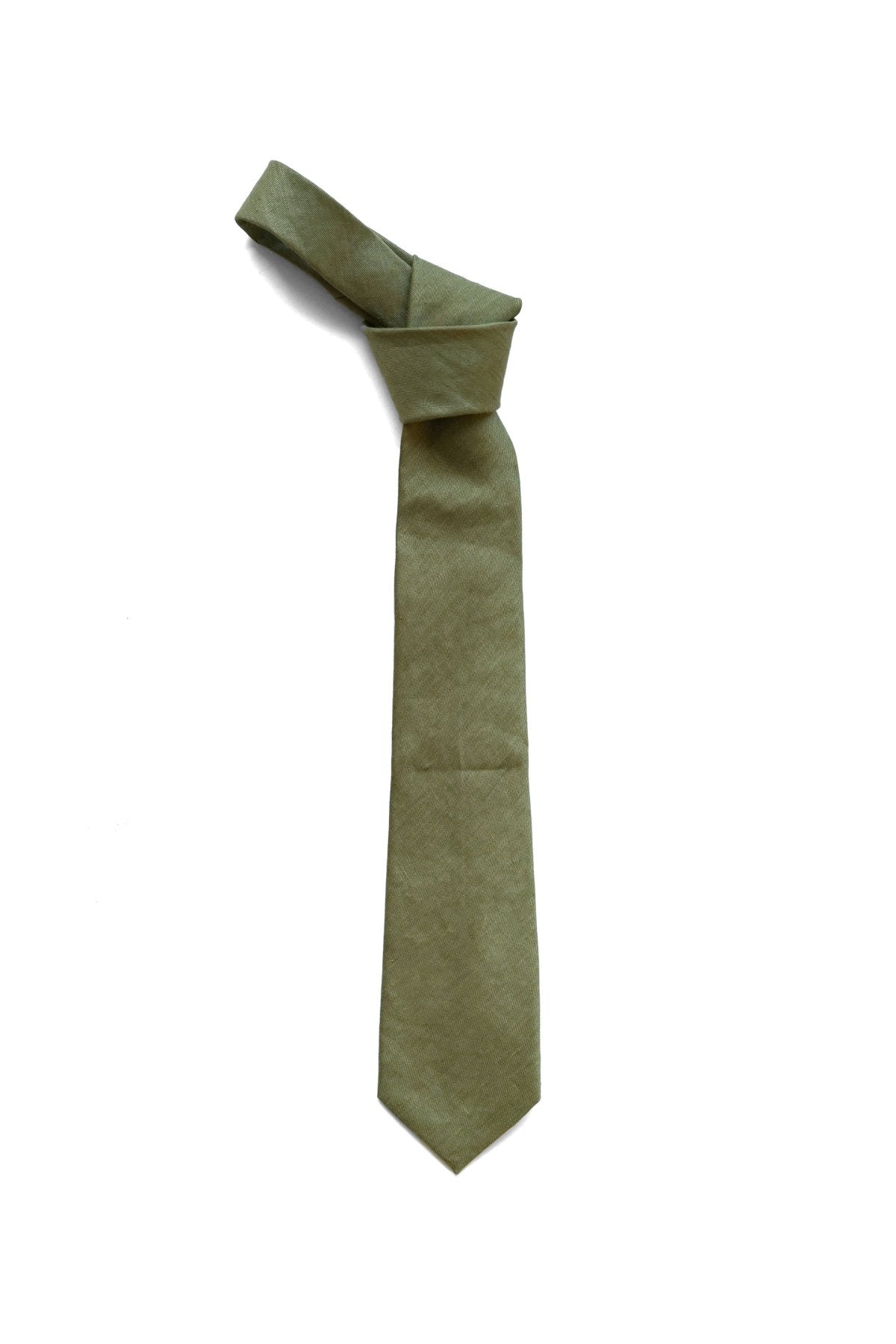 ◯ Nigel Cabourn - TIE LINEN TWILL - GREEN