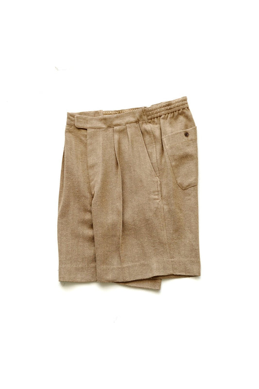 OLD JOE - GATHERING-WAIST SPORTING TROUSER - DUNE