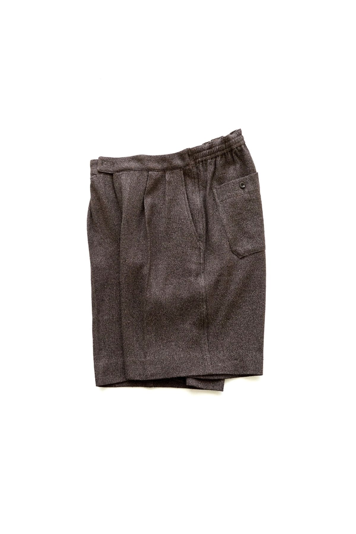 OLD JOE - GATHERING-WAIST SPORTING TROUSER - ESPRESSO