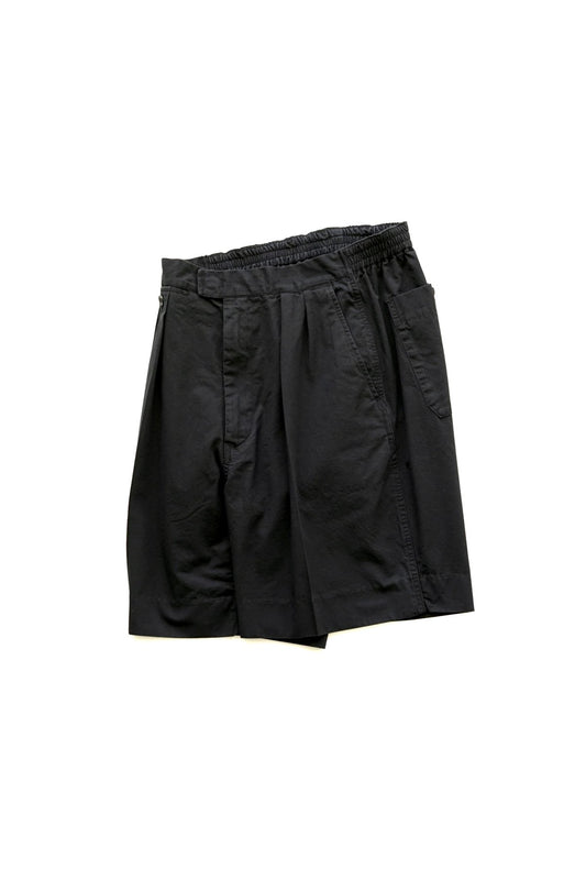 OLD JOE ★ ★★- EXCLUSIVE GATHERING-WAIST SPORTING TROUSER - BLACK