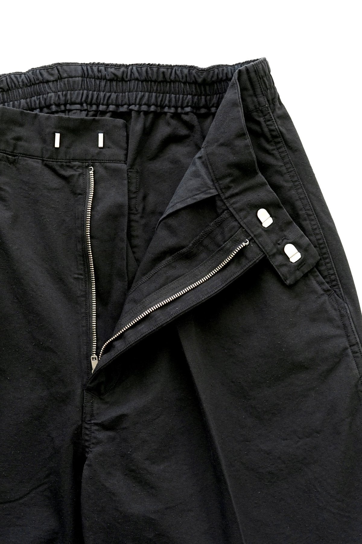 OLD JOE ★ ★★- EXCLUSIVE GATHERING-WAIST SPORTING TROUSER - BLACK