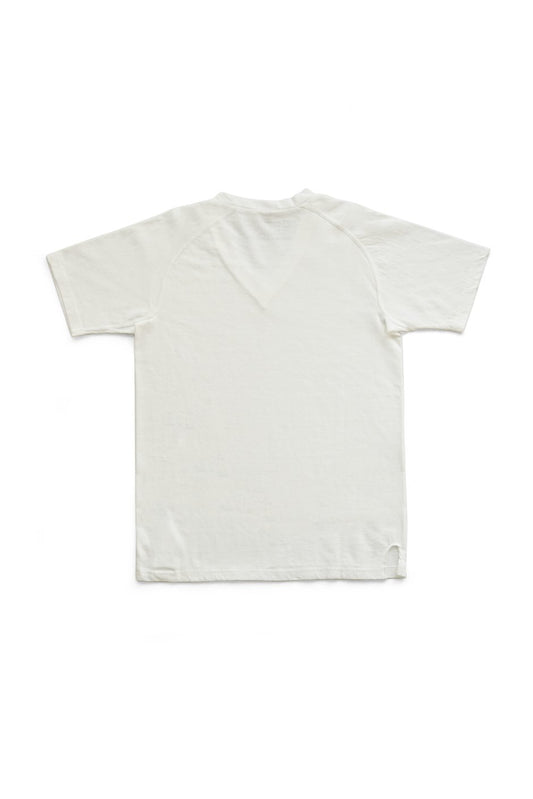 Nigel Cabourn woman - V NECK T-SHIRT - WHITE