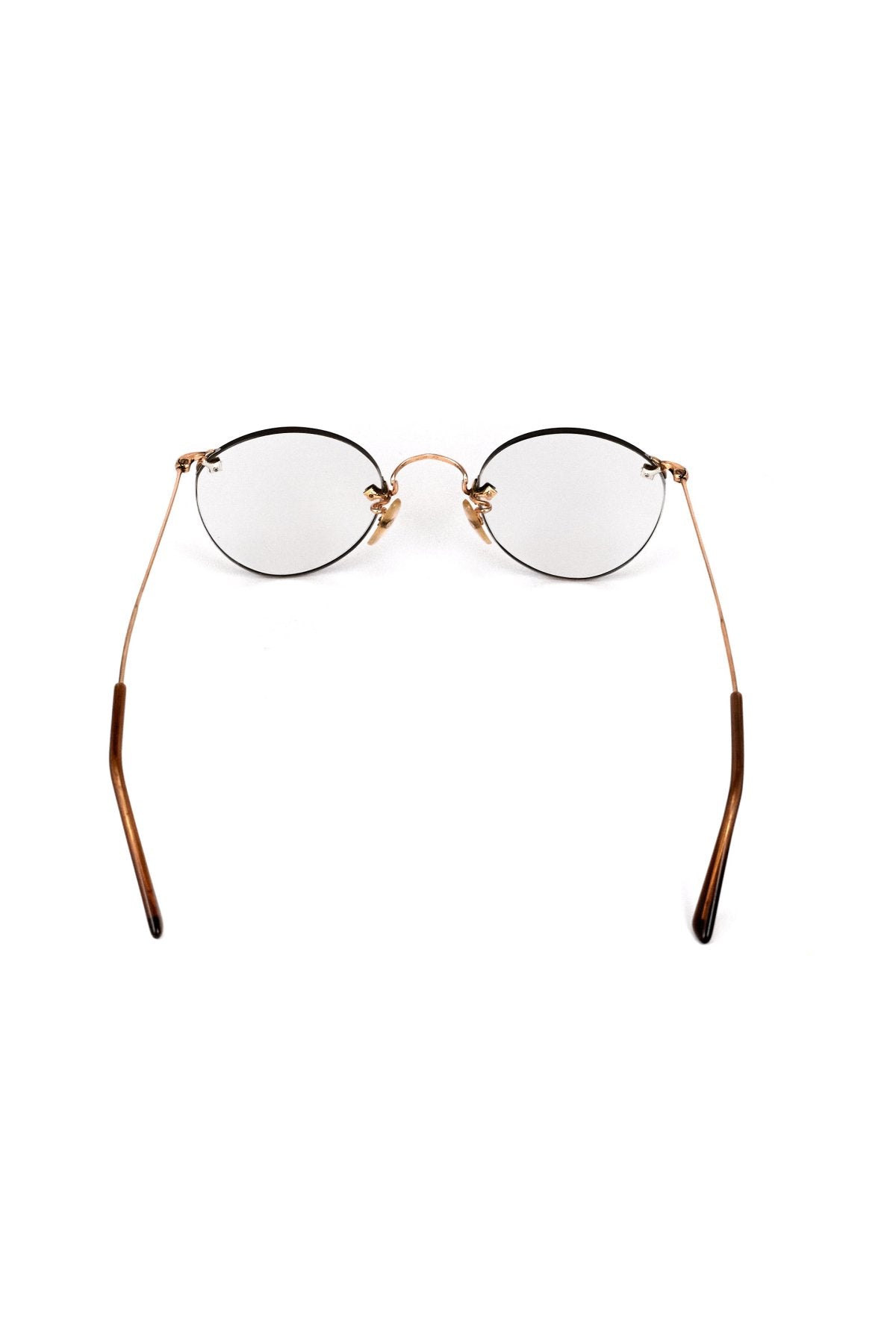 1970s ALGHA BRITISH VINTAGE EYEWEAR 2POINT ROUND - OPT-887