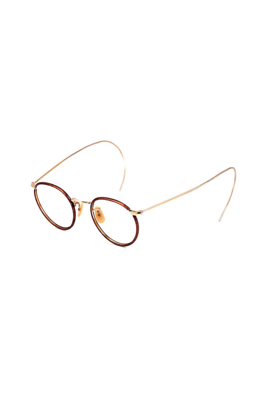 1970s ALGHA BRITISH VINTAGE EYEWEAR ROUND - OPT-886