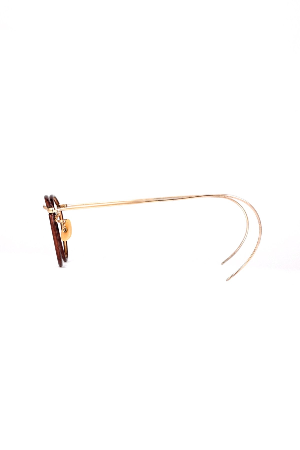 1970s ALGHA BRITISH VINTAGE EYEWEAR ROUND - OPT-886