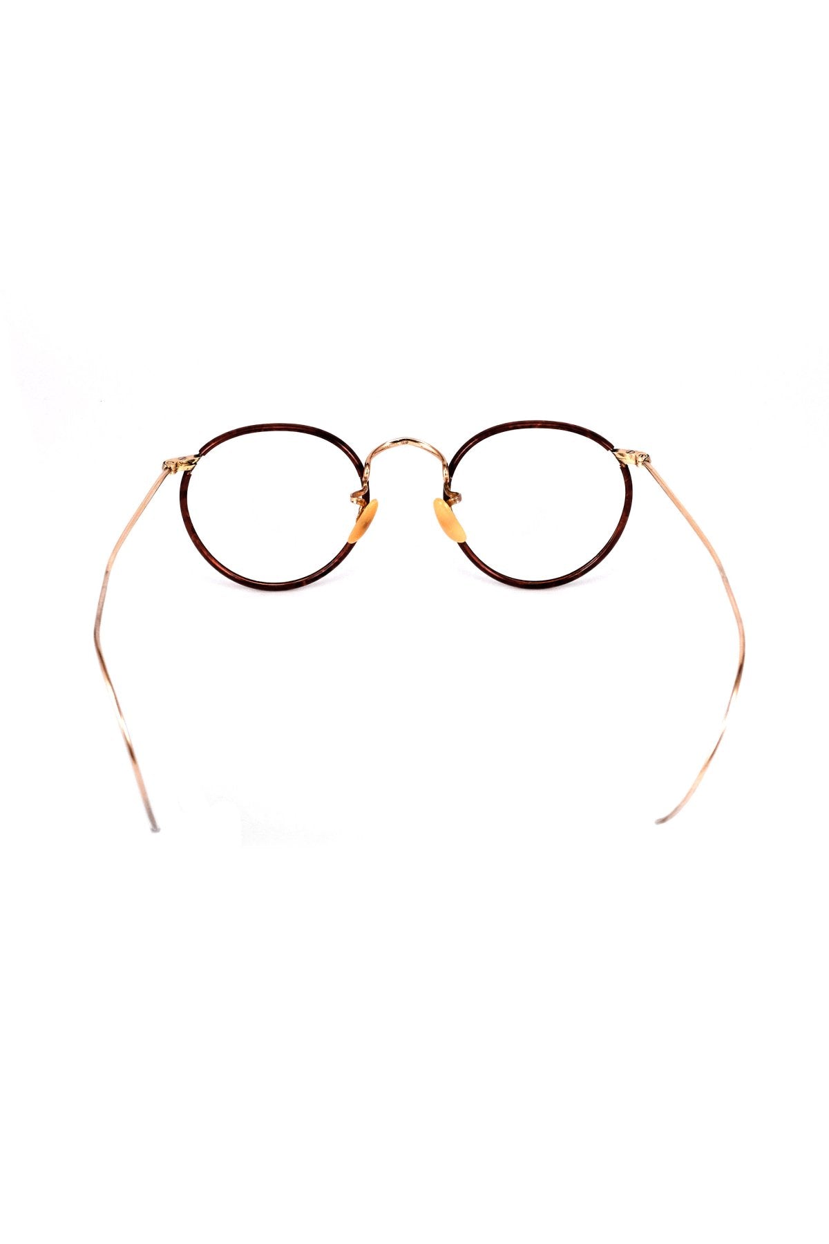 1970s ALGHA BRITISH VINTAGE EYEWEAR ROUND - OPT-886