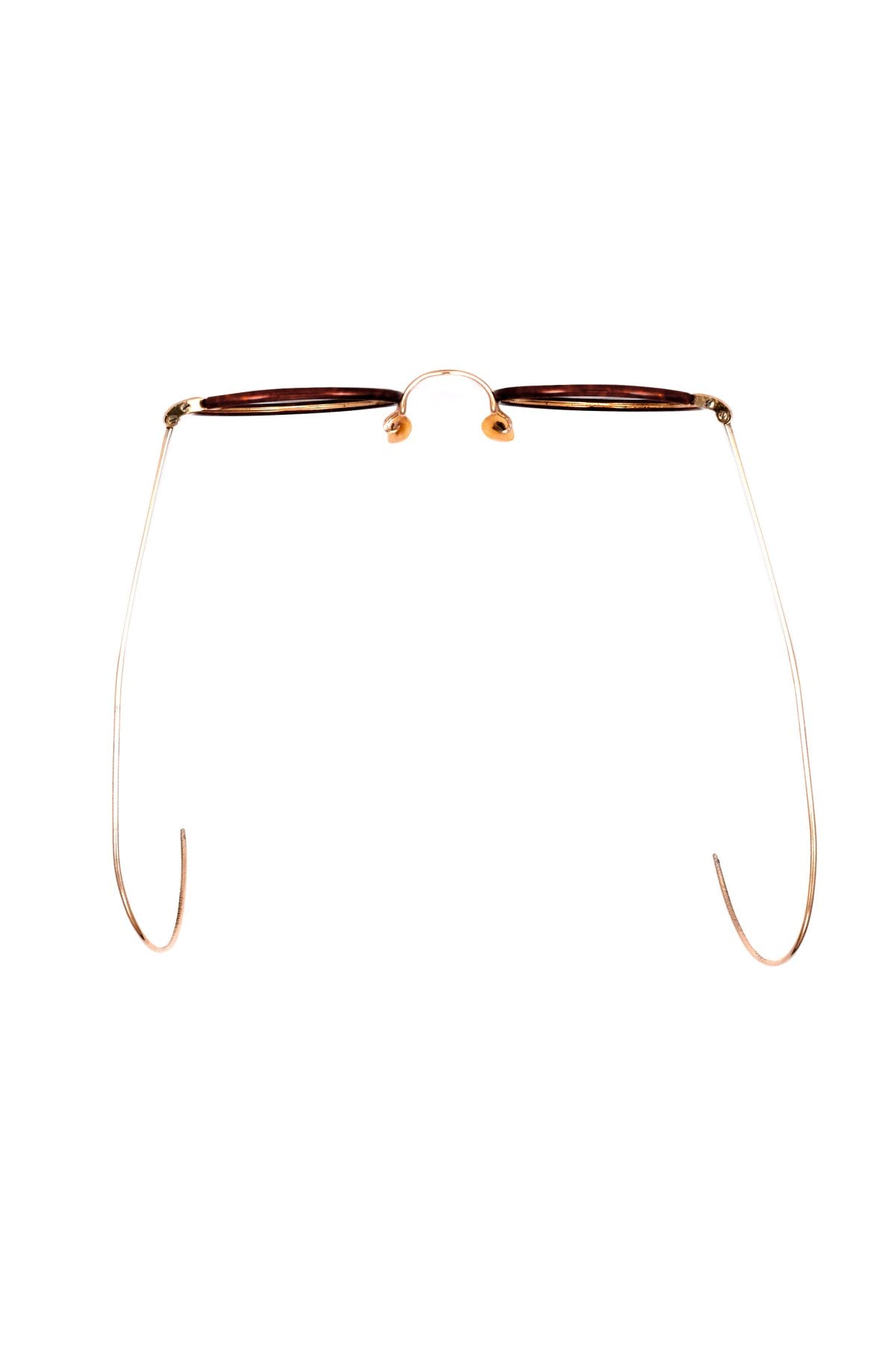 1970s ALGHA BRITISH VINTAGE EYEWEAR ROUND - OPT-886