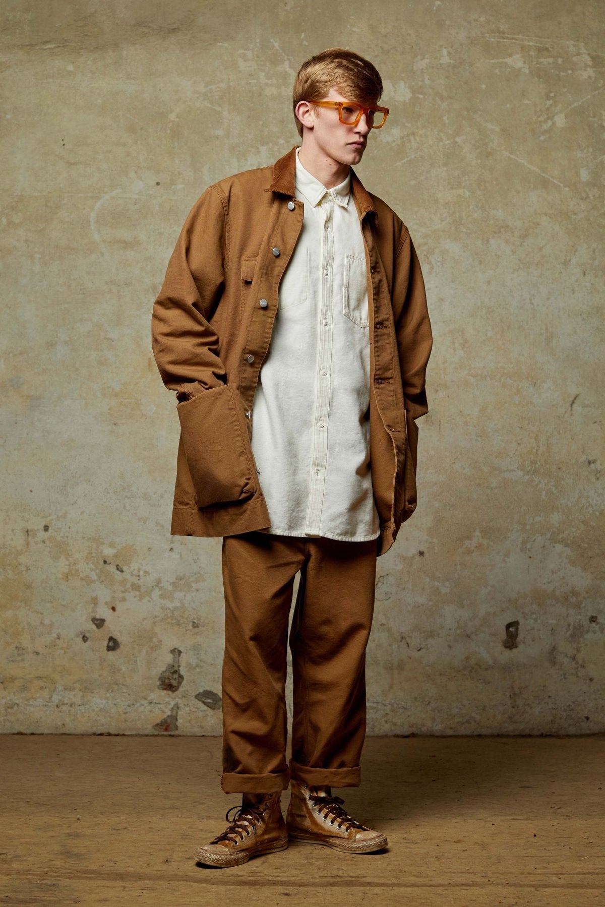 Carhartt WIP X TOOGOOD - THE  PHOTOGRAPHER X MICHIGAN COAT - HAMILTON BROWN