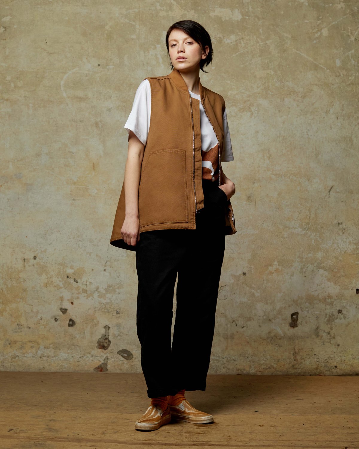 Carhartt WIP X TOOGOOD - THE ANTIQUE DEALER X CLASSIC VEST - HAMILTON BROWN