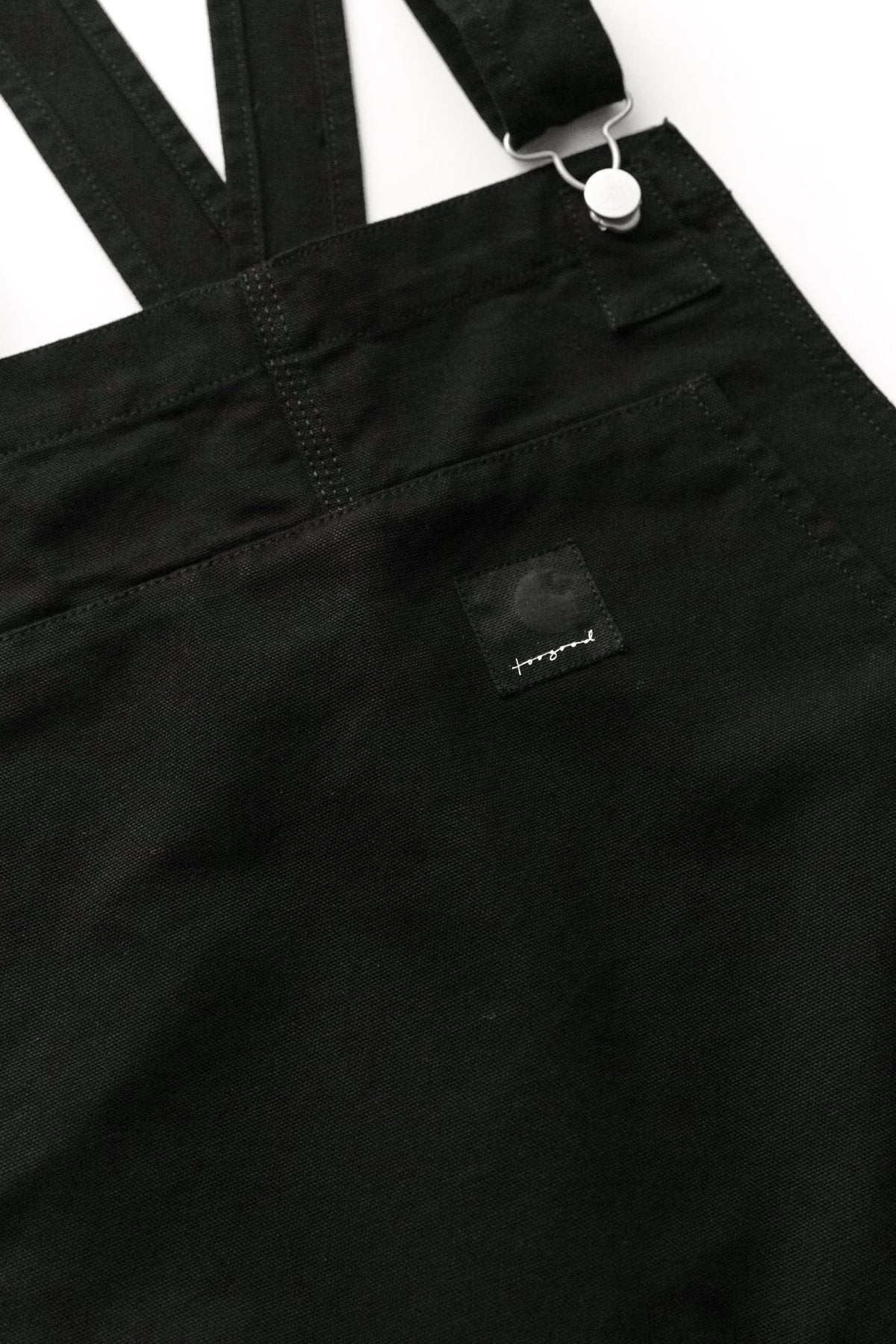 Carhartt WIP X TOOGOOD - THE FARMER X BIB OVERALL - BLACK