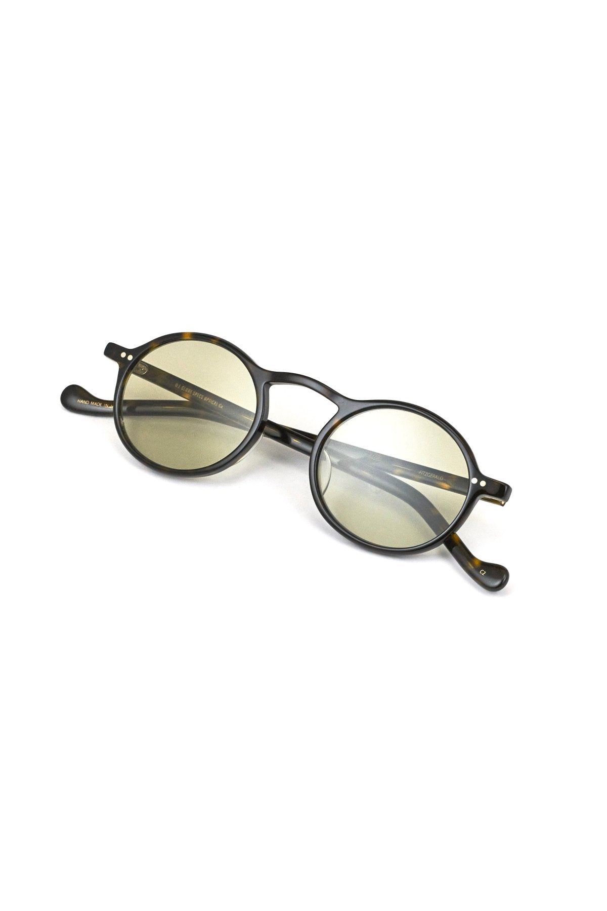 OLD JOE - O.J. GLOBE SPECS OPTICAL Co - FIZGERALD - TORTOISESHELL ×LIGHT GREEN