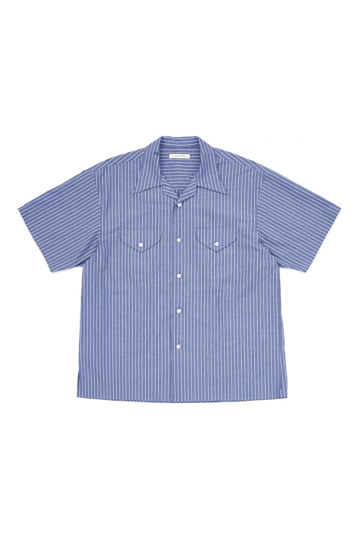 OLD JOE - SWALLOW COLLAR SPORTS SHIRTS S/S - NOCTURNE STRIPE