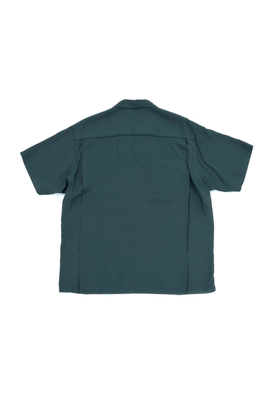 OLD JOE - SWALLOW COLLAR NASSOU SHIRTS S/S - GREEN