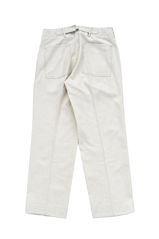 OLD JOE - BUCKLE BACK SAILOR TROUSER - BONE