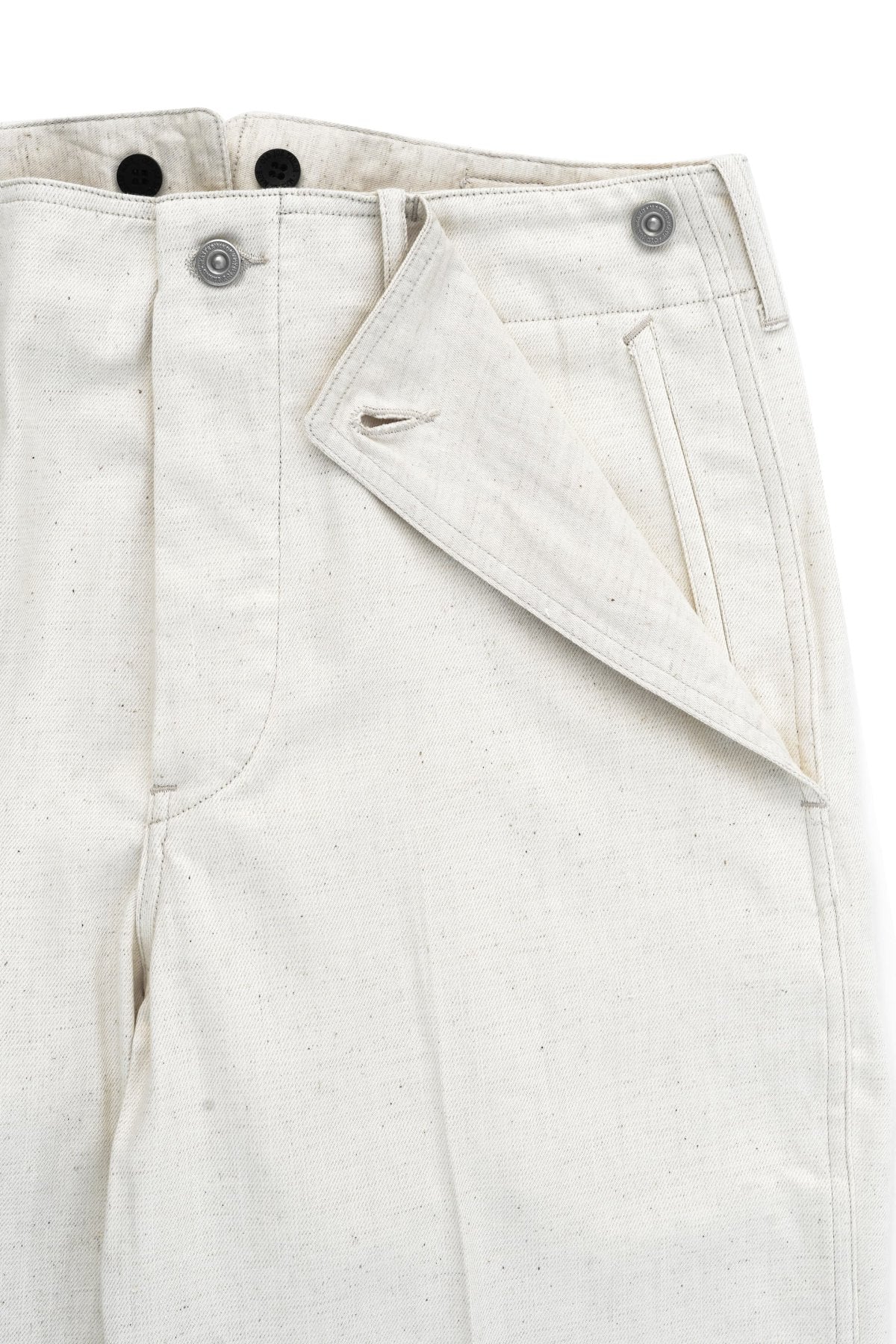 OLD JOE - BUCKLE BACK SAILOR TROUSER - BONE