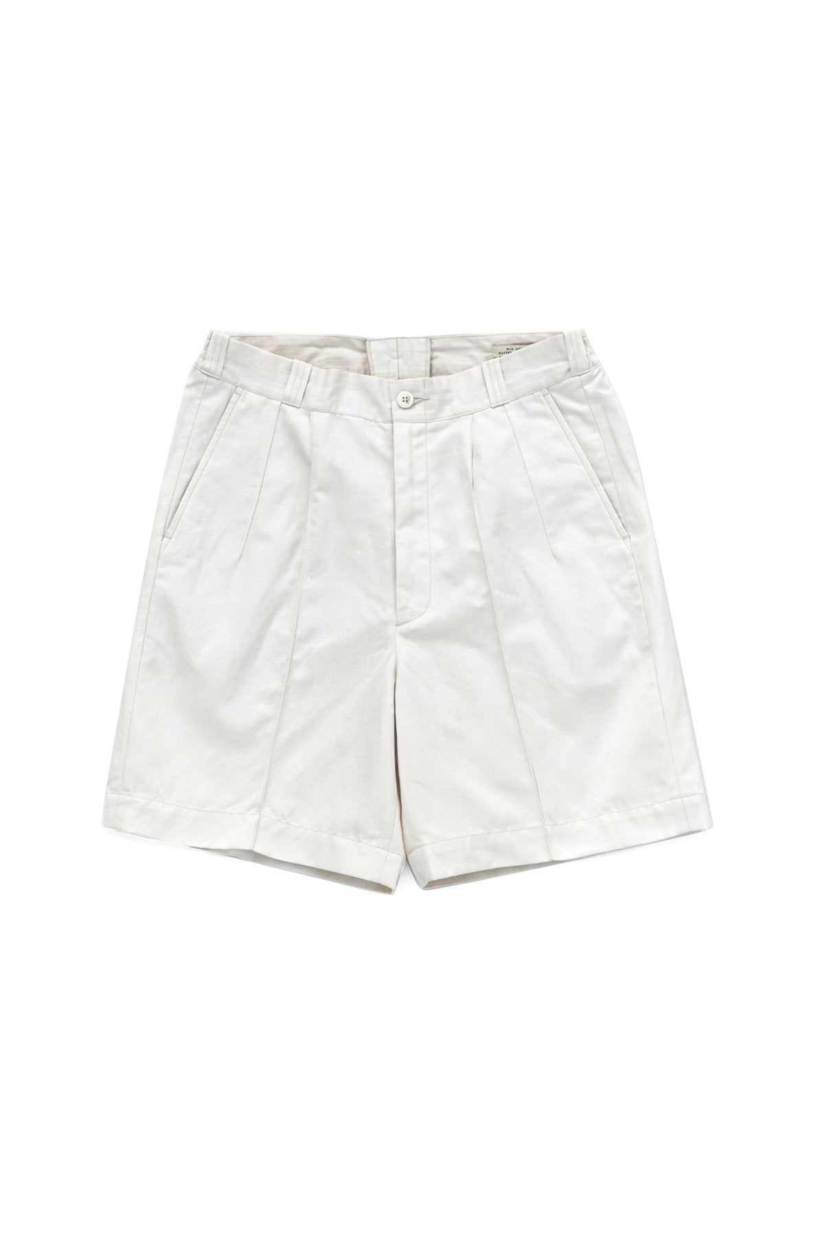 OLD JOE - FRONT TUCK ARMY SHORTS - BONE