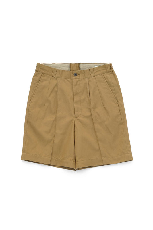 OLD JOE - FRONT TUCK ARMY SHORTS - SAND