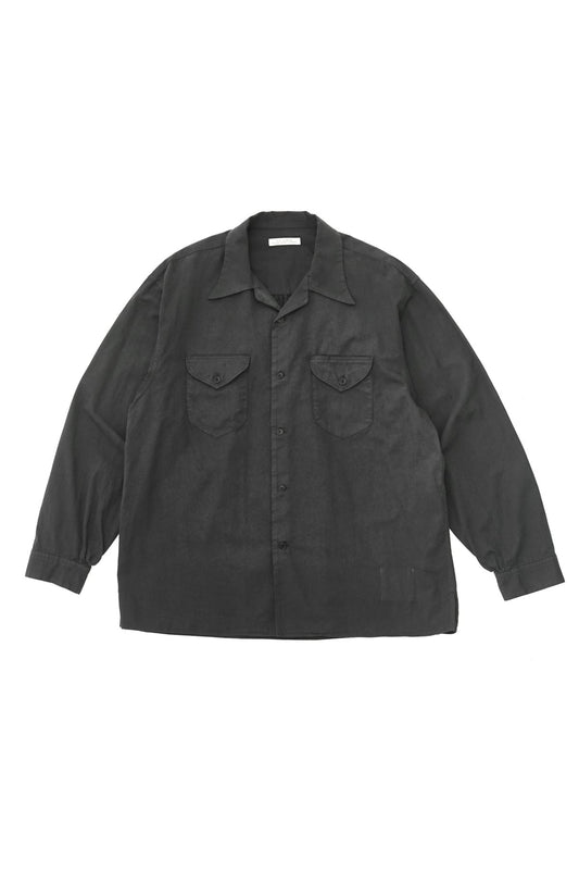 OLD JOE - SWALLOW COLLAR SPORTS SHIRTS - GRAPHITE