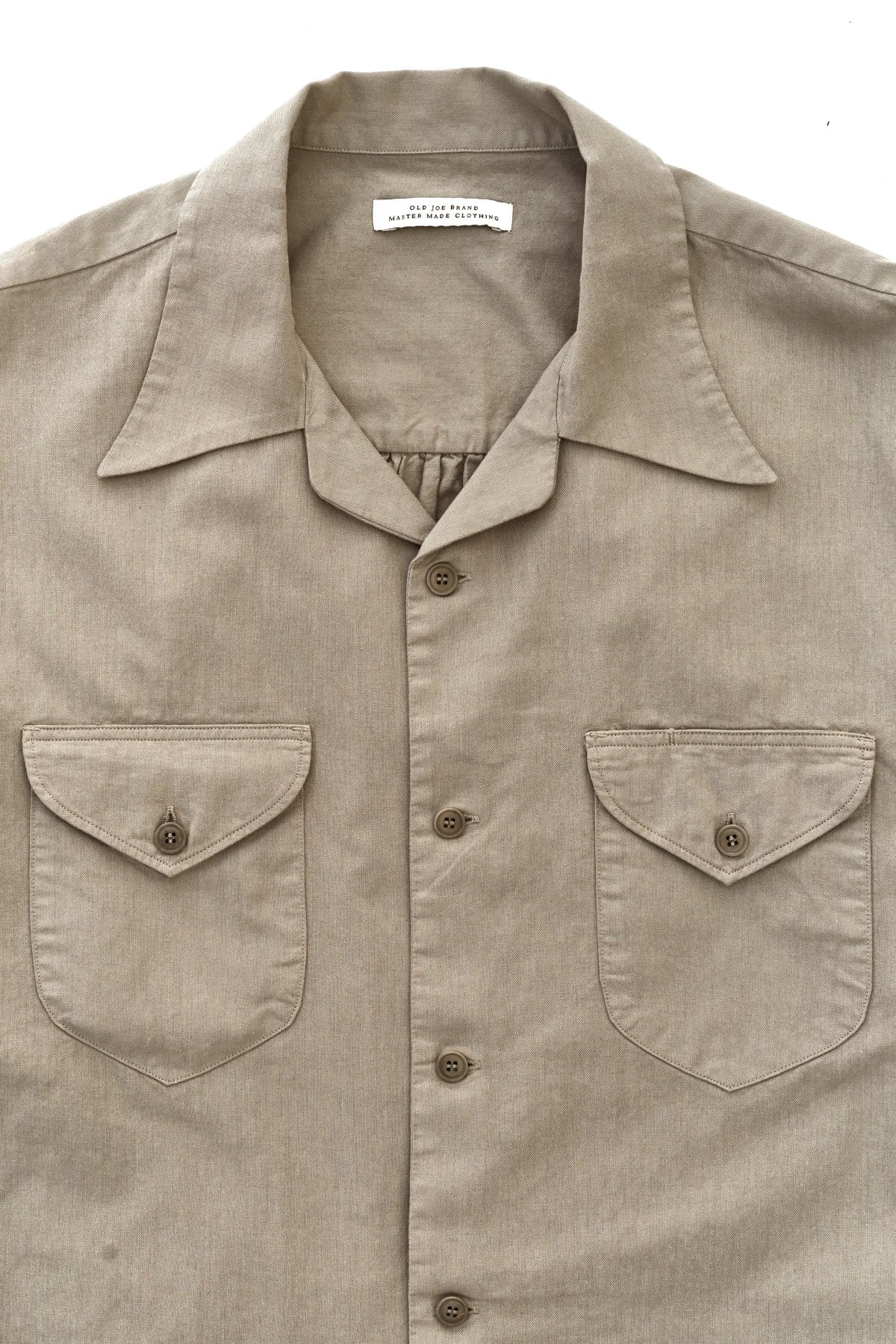 OLD JOE - SWALLOW COLLAR SPORTS SHIRTS - EUCALYPTUS