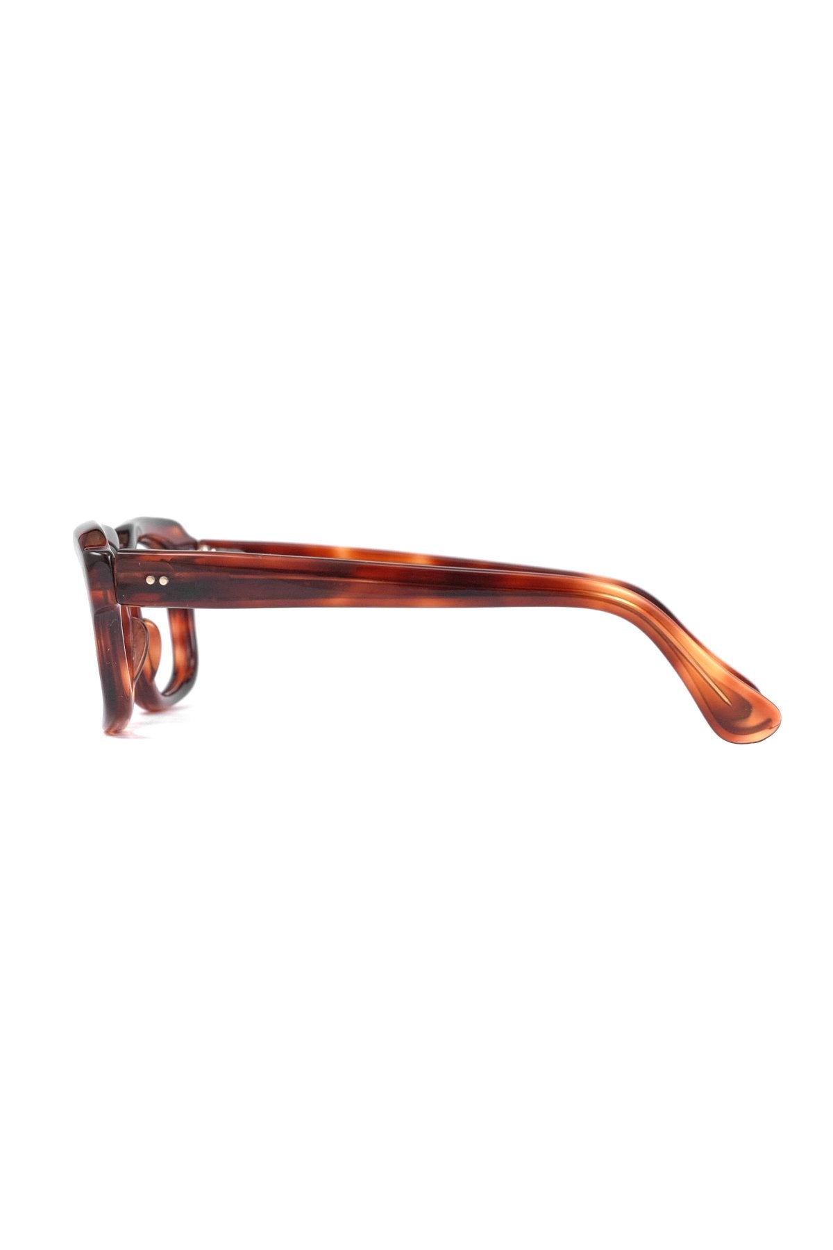 1960s FRAME FRANCE VINTAGE EYEGLASS AMBER - OPT-903