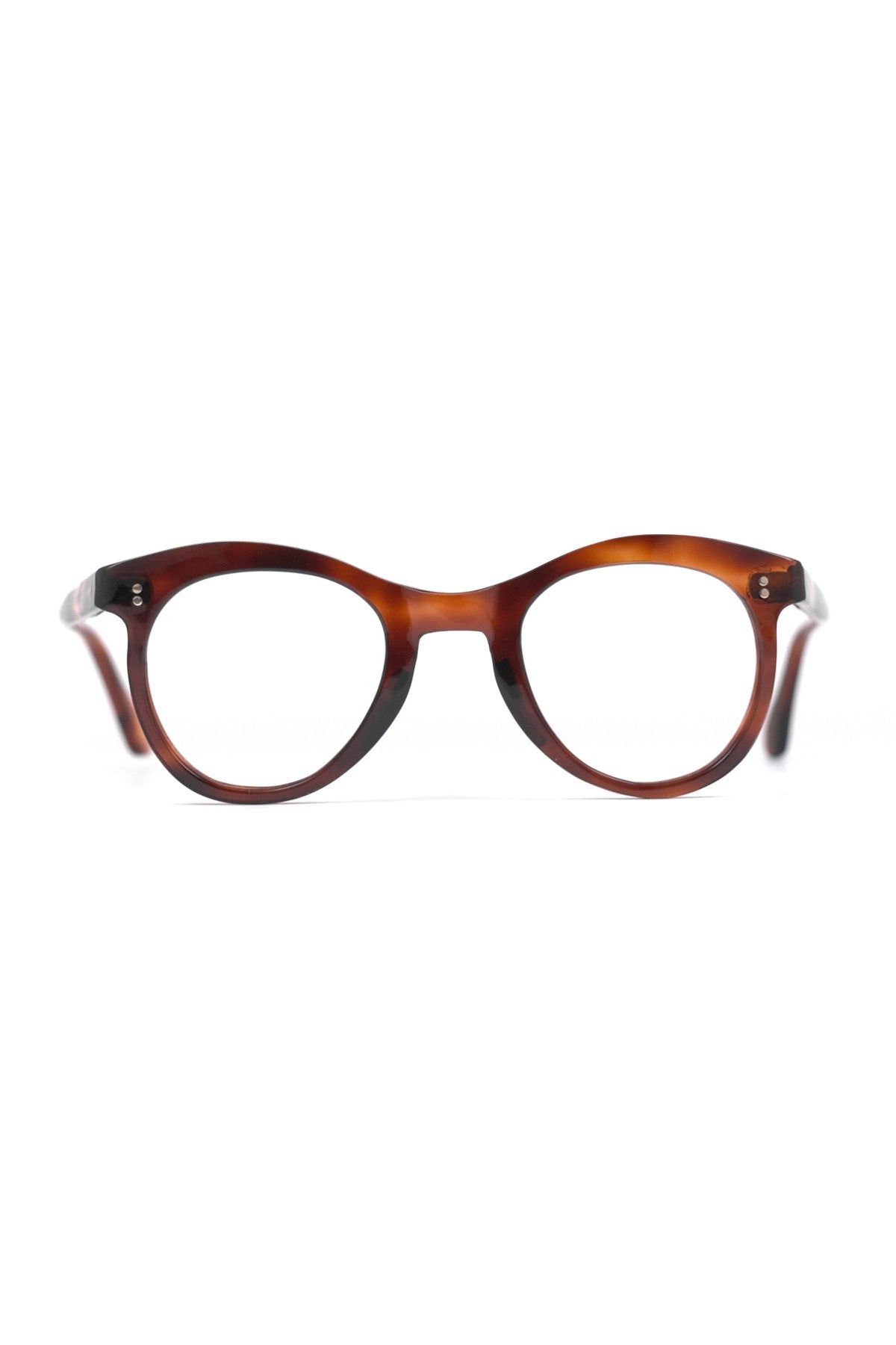 1950s FRANCE VINTAGE EYEGLASS AMBER - OPT-909