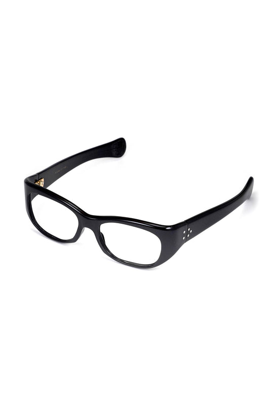 1960s FRAME FRANCE VINTAGE EYEGLASS BLACK - OPT-914