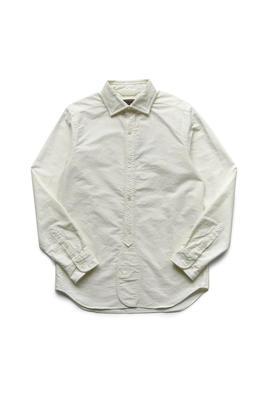 Nigel Cabourn - BRITISH OFFICERS SHIRT - WHITE